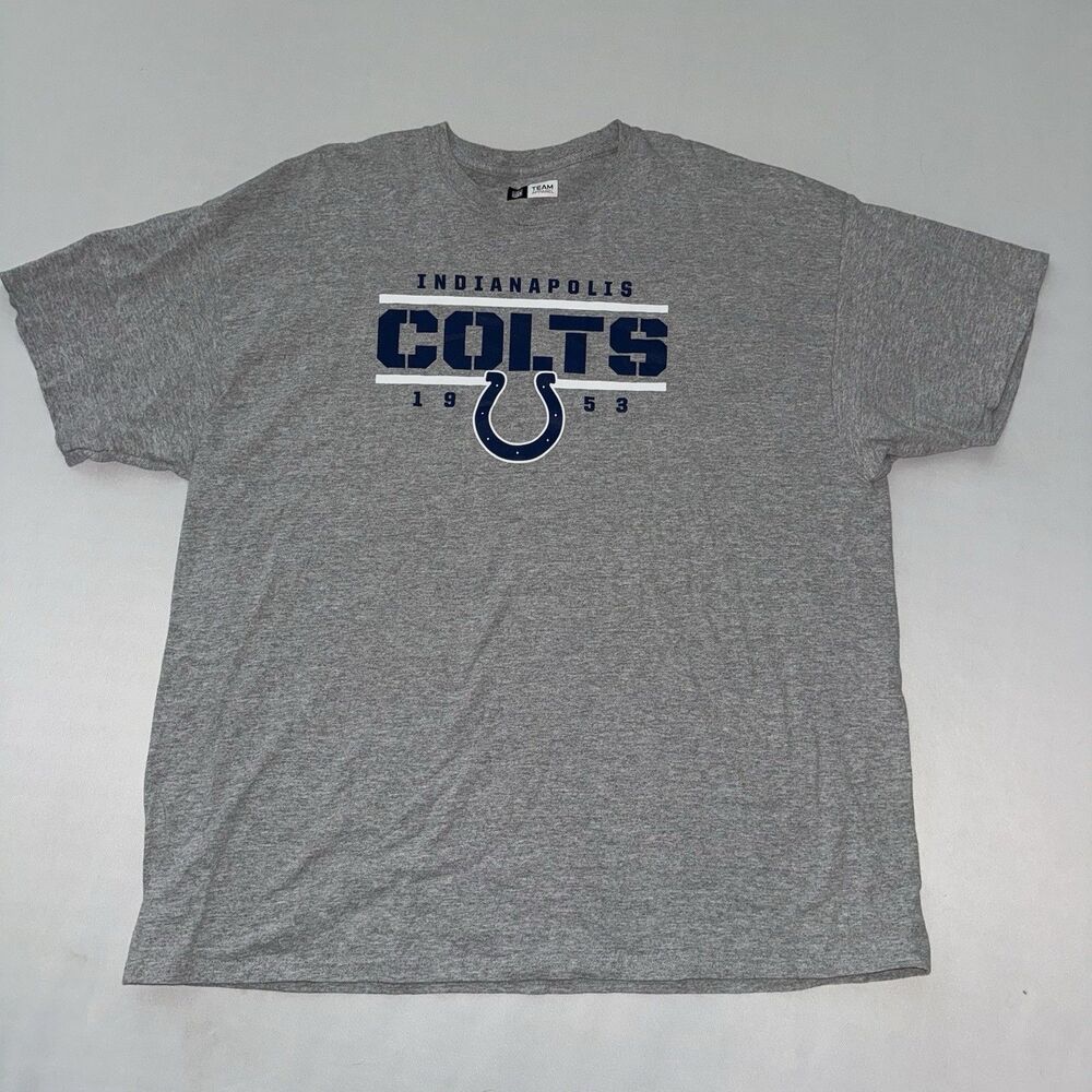 NFL Team Appeal Indianapolis Colts Short Sleeve T-Shirt Adult 2XL Gray